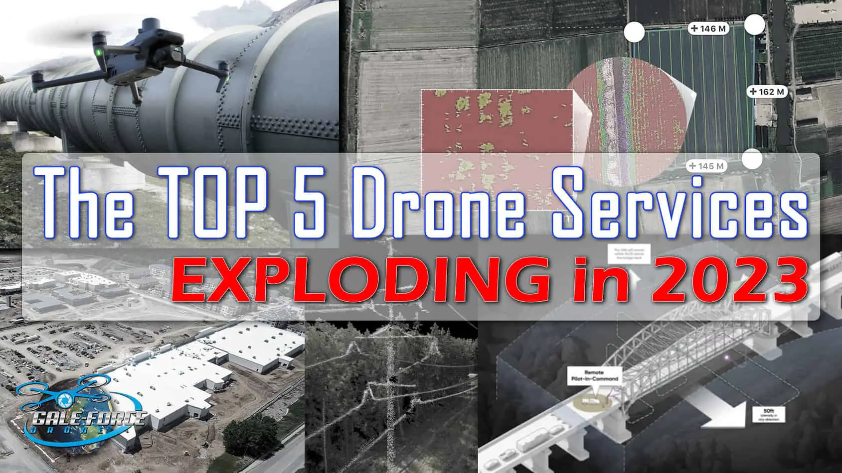 The 5 Drone Services that are EXPLODING in 2023